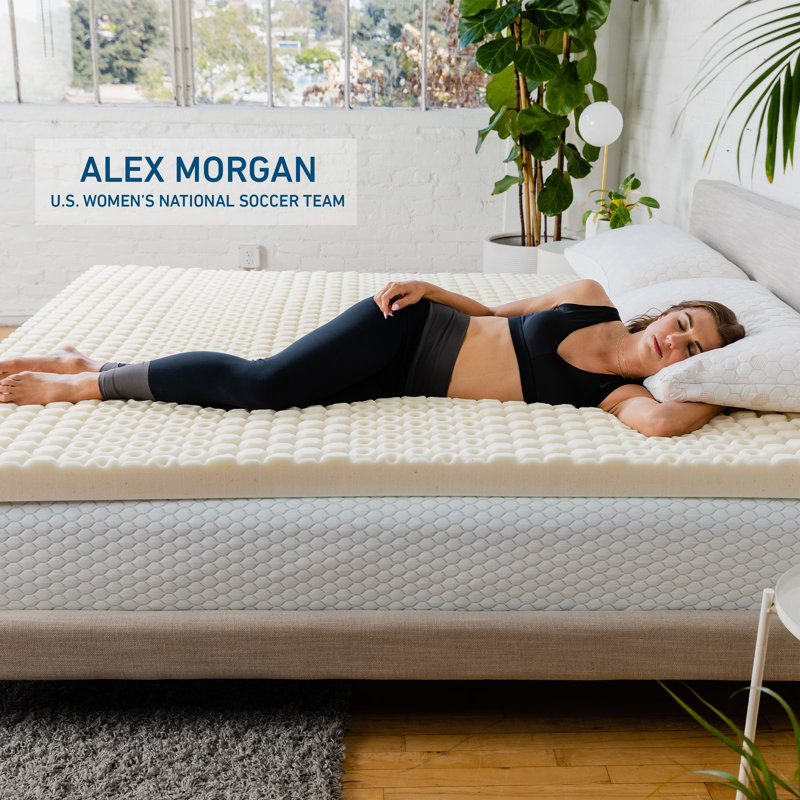 MOLECULE 3" Copperwell Cooling Gel Infused Memory Foam Mattress Topper